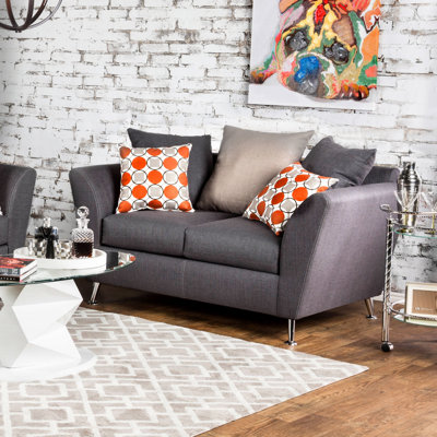 KUI7528 27194876 KUI7528 Hokku Designs Adalena Contemporary Loveseat