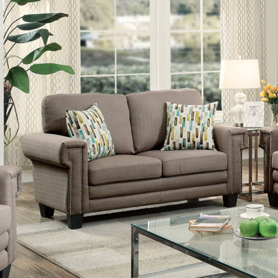 KUI7586 27203869 KUI7586 Hokku Designs Prissalla II Nailhead Trim Loveseat
