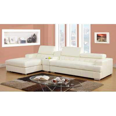 JEG-7233XI-DU-TFD Hokku Designs White Sectionals