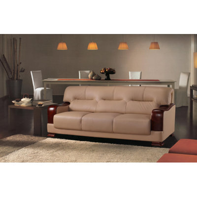 Hokku Designs NG3210-Tfu-Cmbdl Tourmaline 3 Piece Leather Sofa Set Upholstery