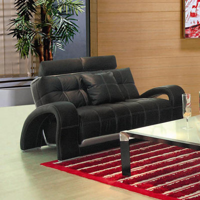 NG3343-Mpwftfbu KUI1710 Hokku Designs Arthur Leather Loveseat