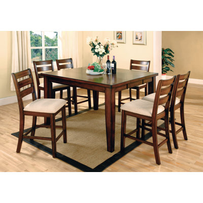 Pristine 7 Piece Counter Height Dining Set