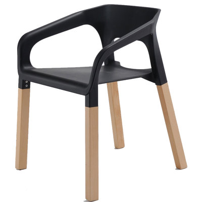 Amy Arm Chair Finish Black