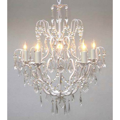 Harrison Lane Versailles 5 Light Crystal Chandelier T40-422