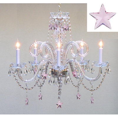 Harrison Lane 5 Light Crystal Chandelier T40-621