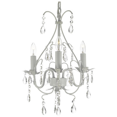 Harrison Lane 3 Light Crystal Chandelier T40-575