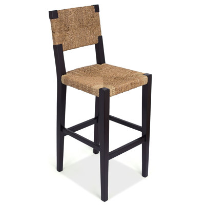 Rush Weave 30 inch Bar Height Bar Stool