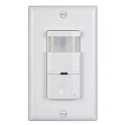Low Power 180D Occupancy Vacancy Sensor Finish: White