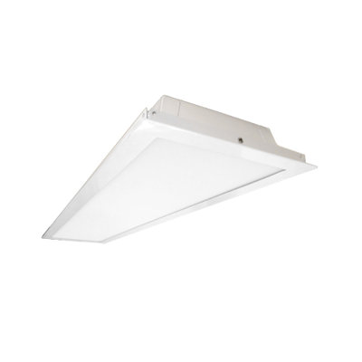 1 Light Flush Mount Ballast: With Emergency Bulb Color Temperature: 3500K