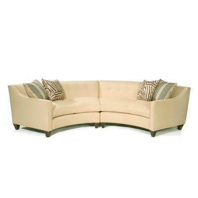 Classic Comfort 1211-86 Curved Sectional