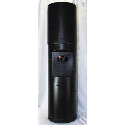 Fahrenheit Bottled Water Cooler Temperature: Hot-Cold, Finish: Black with Silver Metallic image