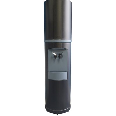 Fahrenheit Bottled Water Cooler Temperature: RoomTemp-Cold, Finish: Black with Blue image