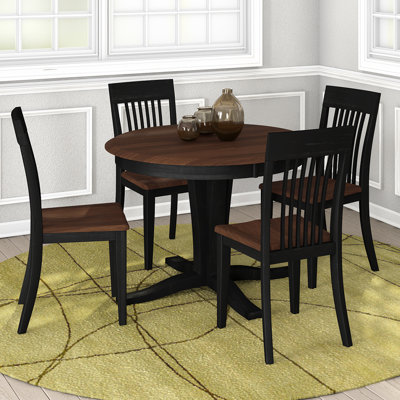 Skyline 5 Piece Dining Set Finish Amati Walnut
