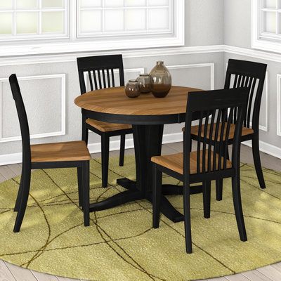 Skyline 5 Piece Dining Set Finish Majestic Walnut