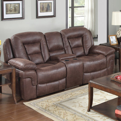 3601-2CR PLKH1075 E-Motion Furniture Atlas Leather Reclining Loveseat