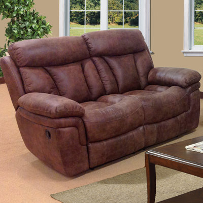 3570-2R PLKH1054 E-Motion Furniture Sierra Leather Reclining Loveseat