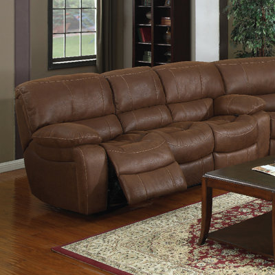 3365-3R PLKH1013 E-Motion Furniture Newberry Leather Reclining Sofa