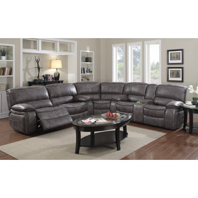 E-Motion Furniture 4500-3R/2RC/W Micah Modular Sectional