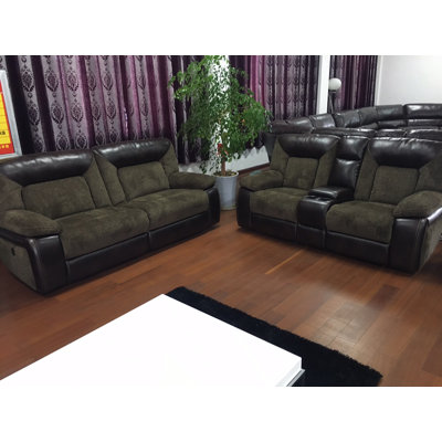 Red Barrel Studio RBRS2702 Emery Leather Living Room Collection