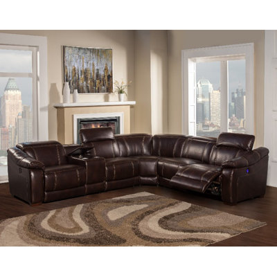 E-Motion Furniture 4153-SEC Dylan Power Reversible Reclining Sectional