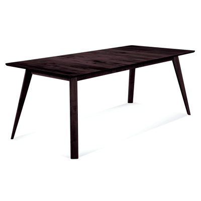 Alton 72 inch x 92 inch Extendable Dining Table Finish: Chocolate, Size: 29 inch H x 36 inch W x 48 inch - 66 inch D