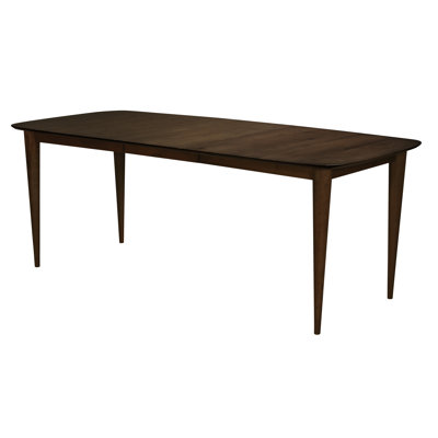Cona Extendable Dining Table Finish: Chocolate, Table Top: Smooth Top
