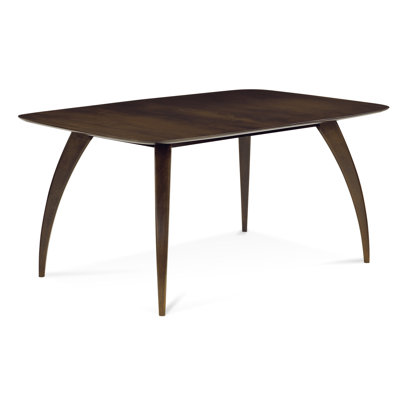 Kira Dining Table Finish: Natural, Table Top: Strata Top
