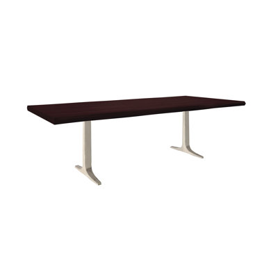 Apollo Dining Table Size: 29 inch H x 42 inch W x 80 inch D, Top Finish: Chocolate