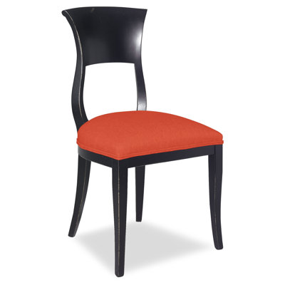 Divine Aaron Side Chair Upholstery: Me Tangerine