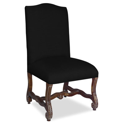 Divine Catherine Parsons Chair Upholstery: Found Black