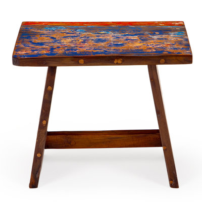 Aye Captain Reclaimed Wood Stool image