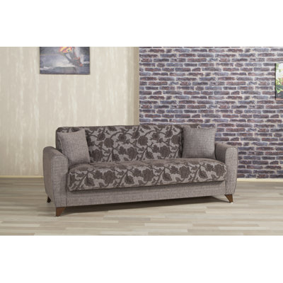 Anatolia-BROWN KLDF1007 Casamode Functional Furniture Anatolia Futon Convertible Sleeper Sofa
