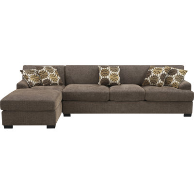 Zipcode Design ZIPC1921 26282049 Natalee Reversible Chaise Sectional Upholstery