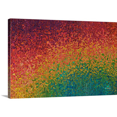 'Meditate On These Things. Philippians 4:8. Modern Abstract Fine Art' by Mark Lawrence Graphic Art on Canvas Size: 32" H x 48" W x 1.5" D 'Meditate On These Things. Philippians 4:8. Modern Abstract Fine Art' by Mark Lawrence Graphic Art on Canvas Size: 32" H x 48" W x 1.5" D