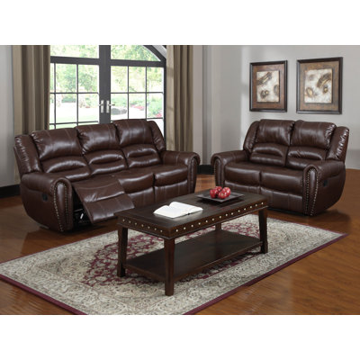 U-13600-S BROWN Hazelwood Home Living Room Sets