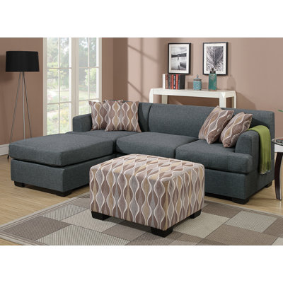 Andover Mills ANDO1881 26282095 Birchview Reversible Chaise Sectional Upholstery