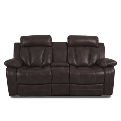 Red Barrel Studio RBRS3942 Heppner Reclining Brown Sofa