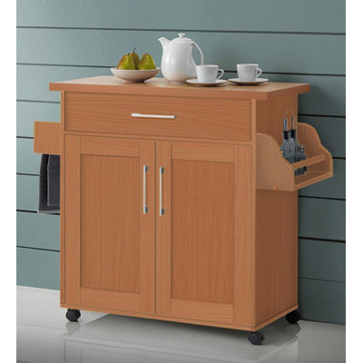 Terrell Kitchen Island Base Finish: Beech