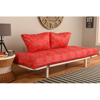 Ebern Designs EBND5044 Everett Convertible Lounger in Super Hero Futon and Mattress