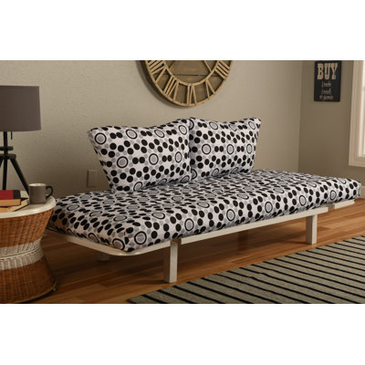 Ebern Designs EBND5047 Everett Convertible Lounger in Well Rounded Futon and Mattress