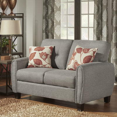 THRE2468 25718568 THRE2468 Three Posts Brynces Loveseat