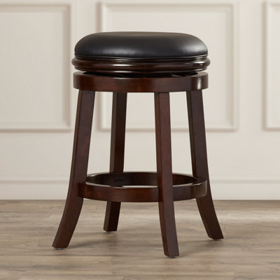 Bristol 24 inch Swivel Bar Stool Finish: Cherry