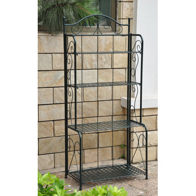 Snowberry 4 Tier Indoor/Outdoor Baker's Rack Finish: Vertigris