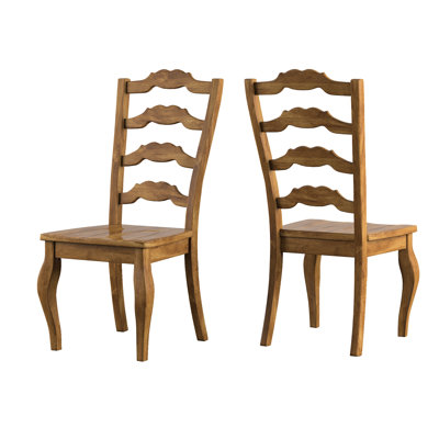 Back Bay Side Chair Finish: Oak