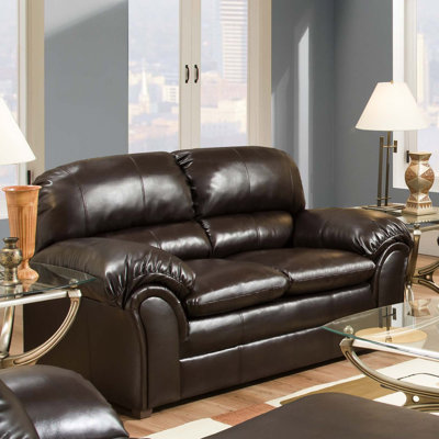 Three Posts THPS1574 Simmons Upholstery Sawyers Loveseat