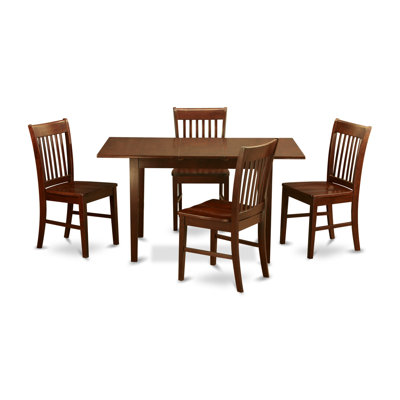 Phoenixville 5 Piece Dining Set Finish: Oak, Chair Upholstery: Non-Upholstered Wood