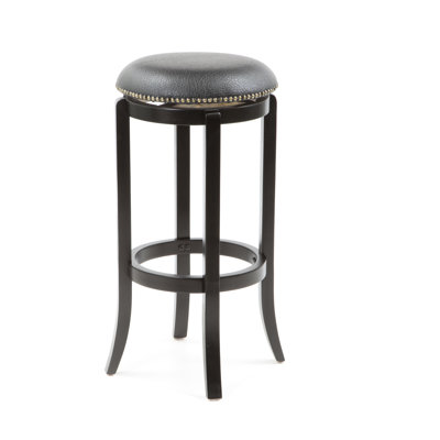Newport 30 inch Swivel Bar Stool with Cushion Finish: Espresso