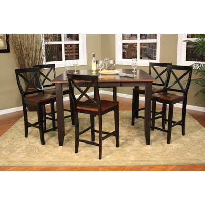 Rosetta 7 Piece Counter Height Dining Set