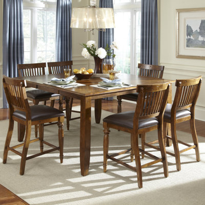 Delphina 7 Piece Counter Height Pub Set