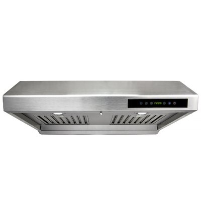 30 870CFM Stainless Steel Under Cabinet Range Hood with LED Touch Control image